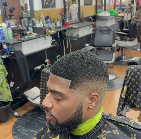 Low fade with beard sculpt — House Of Skillz Barbers Brooklyn